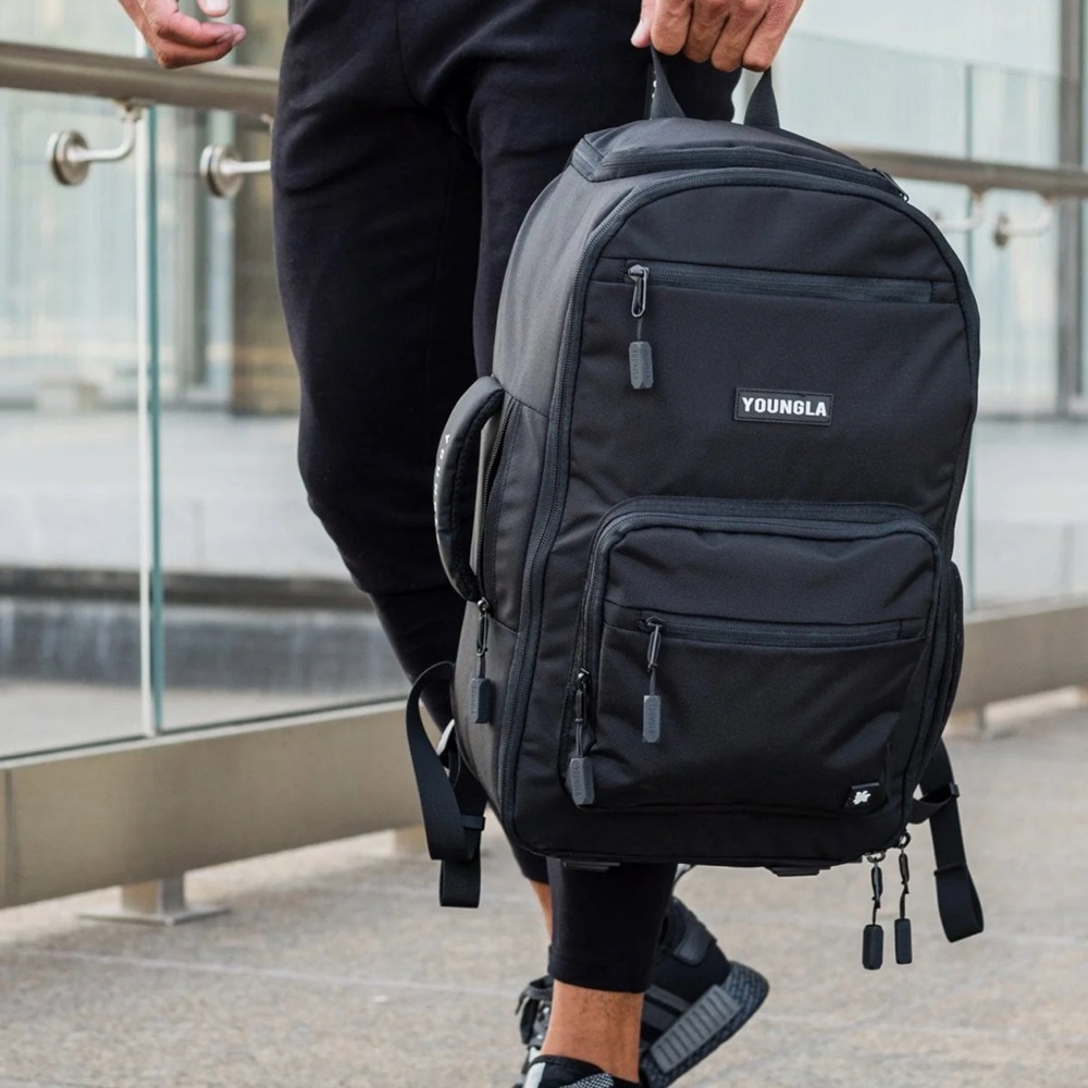 YoungLA black Men's Backpack